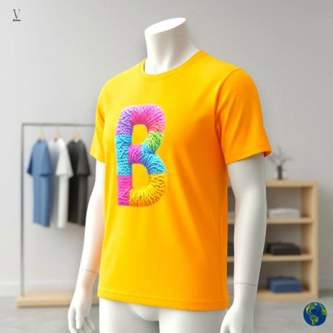 V-VENTURE: class B tee shirts Colorful Monogram Letter Tee | Unisex Statement Streetwear V VENTURE