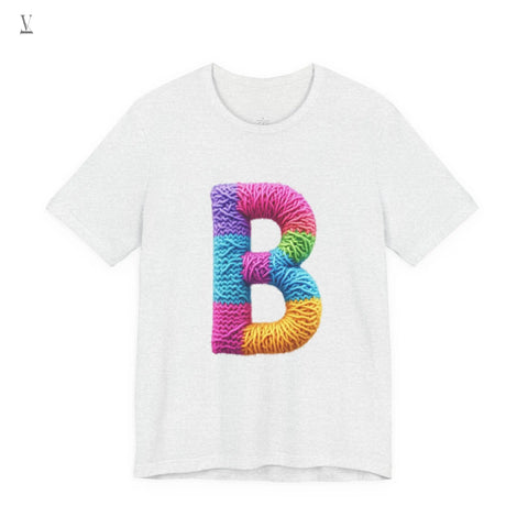 V-VENTURE: class B tee shirts Colorful Monogram Letter Tee | Unisex Statement Streetwear V VENTURE