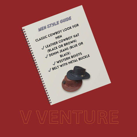Leather Cowboy Hat Guide PDF | Western Hat Template | DIY Cowboy Hat Pattern | Printable A4 Digital Download for Men & Women