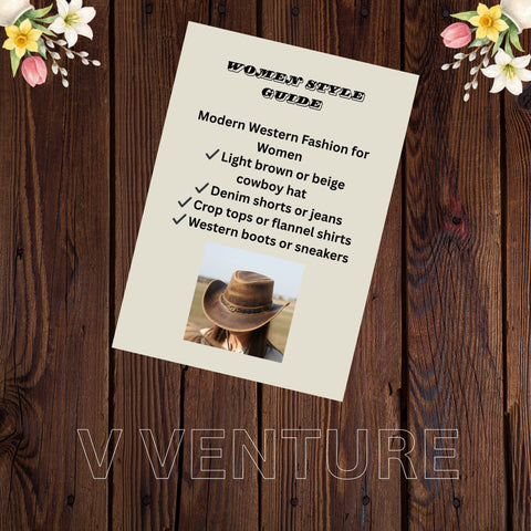 Leather Cowboy Hat Guide PDF | Western Hat Template | DIY Cowboy Hat Pattern | Printable A4 Digital Download for Men & Women