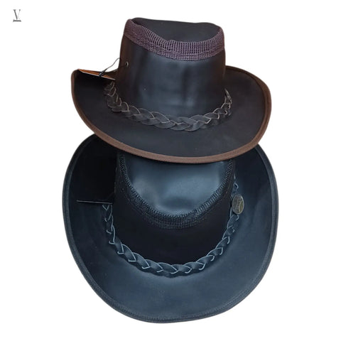 Wholesale Pack of 10 | Artisan Leather Cowboy Hats from Pakistan V VENTURE