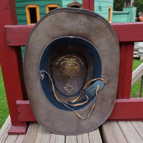 Wholesale Pack of 10 | Artisan Leather Cowboy Hats from Pakistan V VENTURE