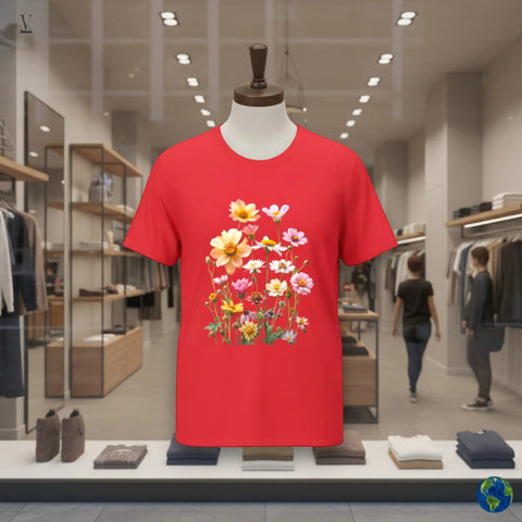 Wildflower T-Shirt Unisex Soft-Style T-Shirt - Comfortable Cotton Tee for Everyday Wear - Ethical & Sustainable V VENTURE