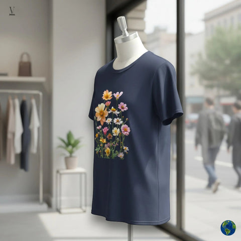 Wildflower T-Shirt Unisex Soft-Style T-Shirt - Comfortable Cotton Tee for Everyday Wear - Ethical & Sustainable V VENTURE