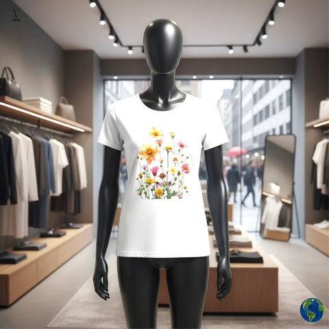 Wildflower T-Shirt Unisex Soft-Style T-Shirt - Comfortable Cotton Tee for Everyday Wear - Ethical & Sustainable V VENTURE