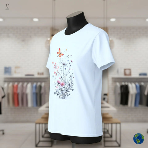 Wildflower t-shirt Wildflower Dragonfly T-Shirt | Premium Softstyle Cotton Tee | Unisex Nature & Garden Shirt V VENTURE