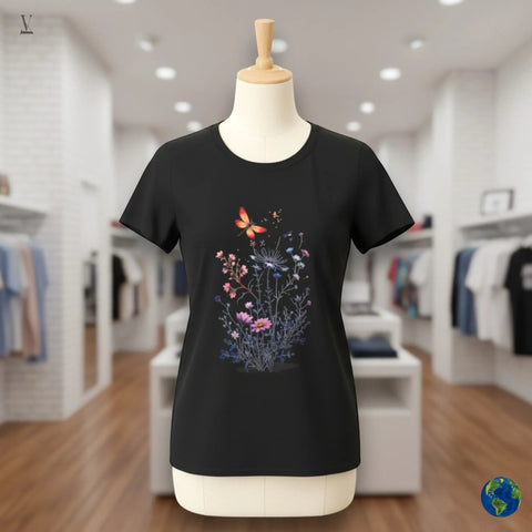 Wildflower t-shirt Wildflower Dragonfly T-Shirt | Premium Softstyle Cotton Tee | Unisex Nature & Garden Shirt V VENTURE