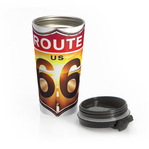 Route 66 PNG Design | US Highway Vintage Graphic | Retro Road Trip Sublimation | DTG | Digital Download