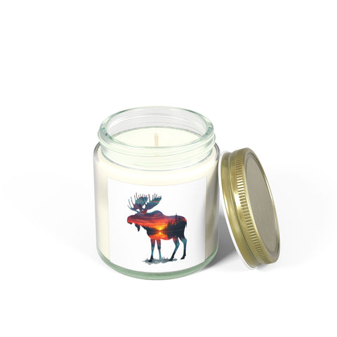Wilderness Lake Sunset Moose Design - Perfect for Sublimation & Crafts