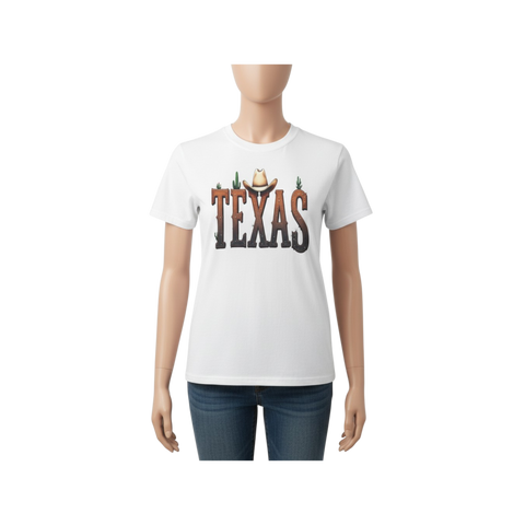 Texas Western PNG Design | Cowboy Hat Graphic | Retro Texas Shirt Design | Sublimation Digital Download